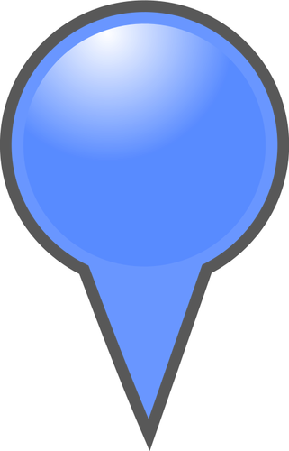 Indicatorul albastru hartă