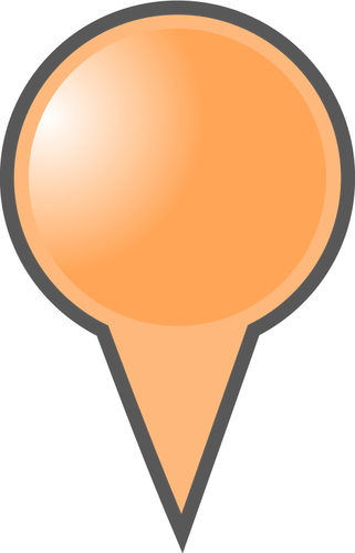 Orange Kartenmarker