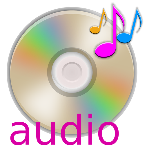 Audio CD gráficos vectoriales