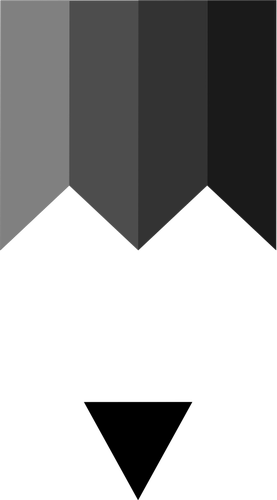 Vector illustraties van vorm potloodpictogram