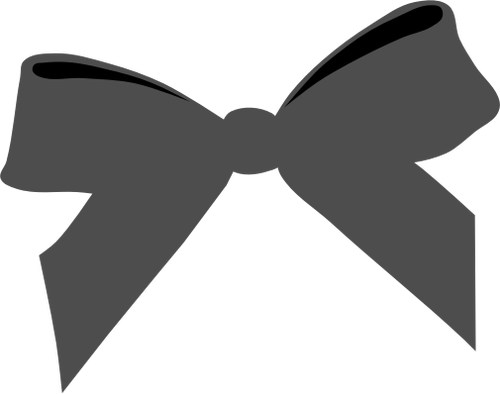 Черный галстук-бабочку векторной графики