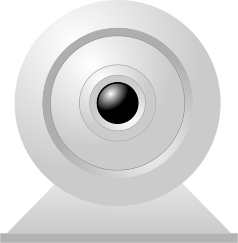 Vector drawing of desktop PC webcam