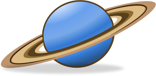 Vektor Klipart planety Saturn ikona