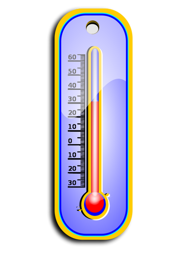 Immagine vettoriale termometro