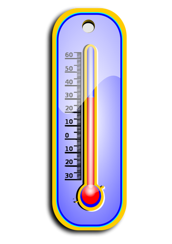 בתמונה וקטורית מד חום