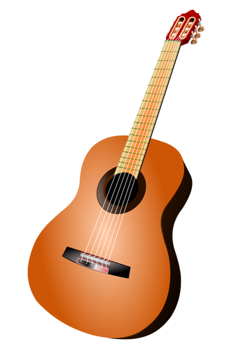 Klassisk gitar vektor image