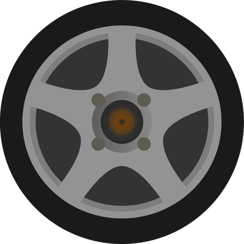 Car Wheel Tire Vector