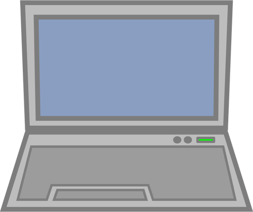 Laptop Computer Symbol Vektor-illustration