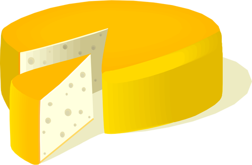 Grote kaas gesneden