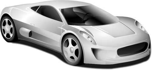 Sports car vector drawing