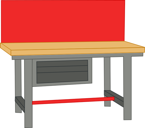 Color image of work bench