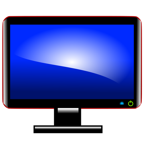 Computadora monitor vector de la imagen