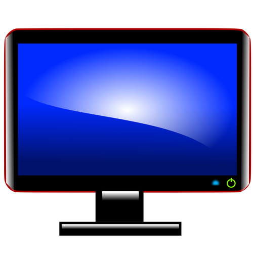 Computerul monitor vector imagine