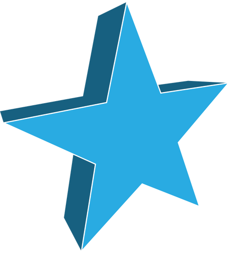 Light blue star