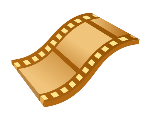 Cinta de vídeo vector clipart