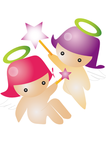 Carini angeli vector ClipArt