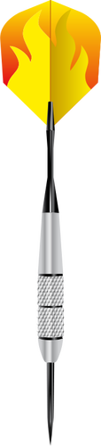 Vector image of dart arrow