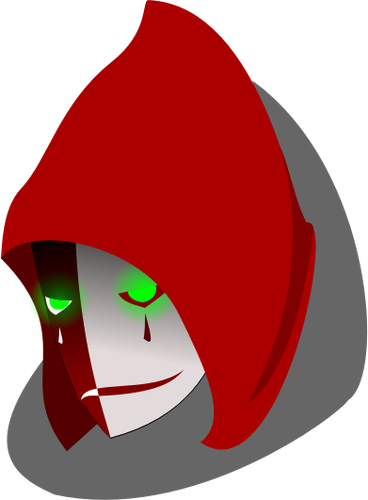 Hooded masque triste