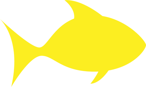 En gul fisk