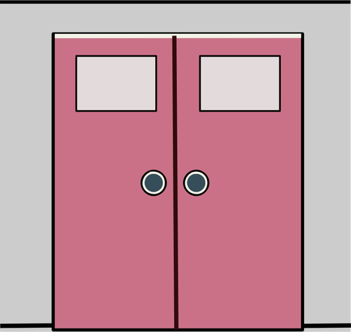 Růžové dveře