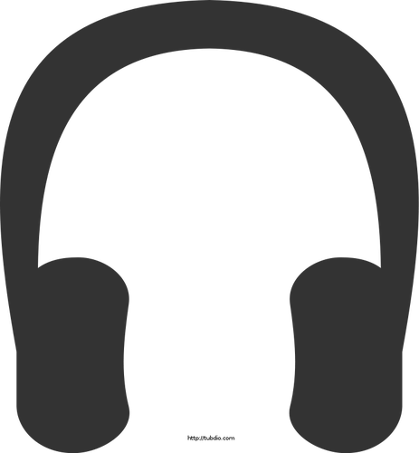 Headphones प्रतीक के सदिश ग्राफिक्स