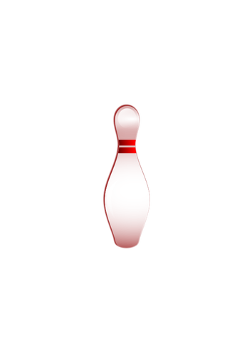 Ilustración de vector de pin bowling