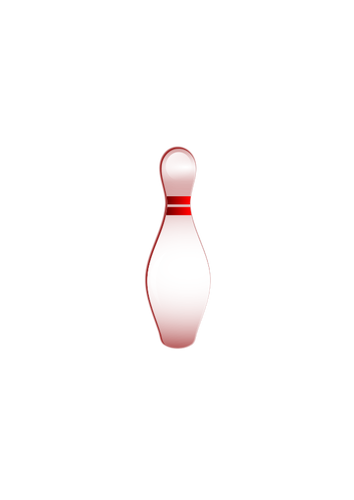 Bowling pin vektör çizim