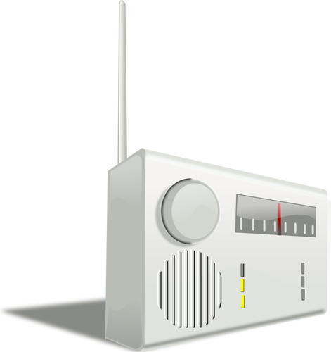 Kitchen radio receiver vector image