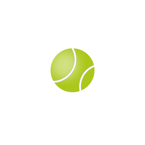 Tenis pelota vector de la imagen