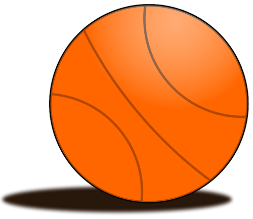 Basketball Ball Vektorgrafik