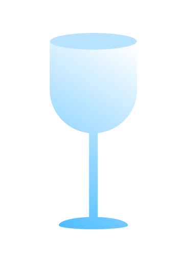 Pahar de vin albastru