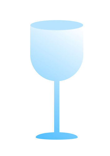 Copa de vino azul