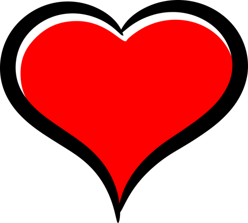 Kırmızı kalp simgesi