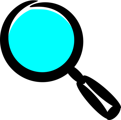 Vectorafbeeldingen van hand getrokken die bekeken, glas