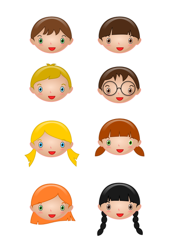 Collection of children