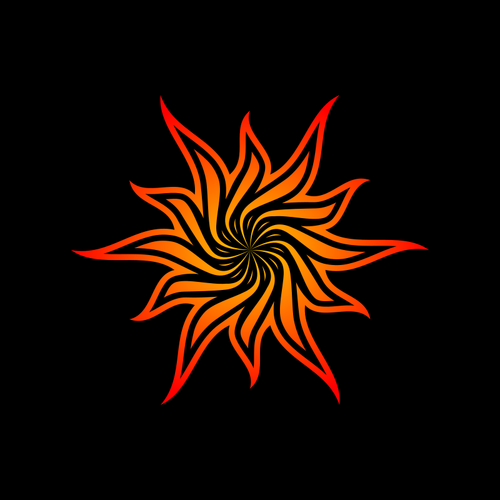 Stylized flower