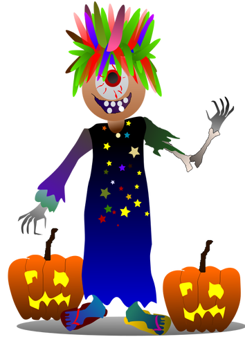 Cartoon Halloween monster