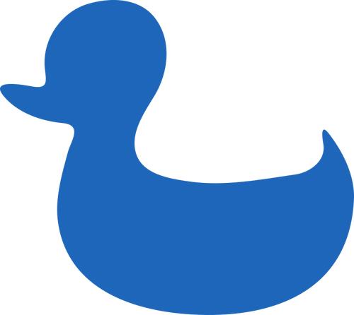 Blå duck image