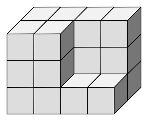 Toren dobbelstenen vector afbeelding