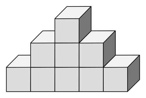 Parede de pirâmide