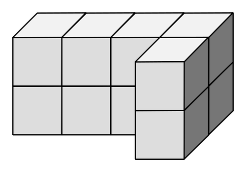 Isometrische dobbelstenen vector-images samenstellen