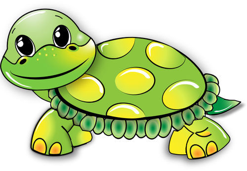 Cartoon sköldpadda bild