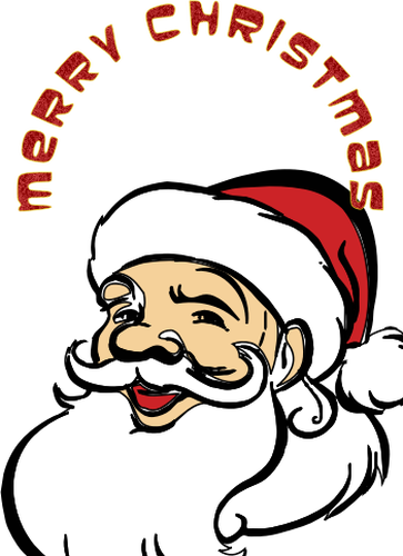 Zâmbitoare Santa vector imagine