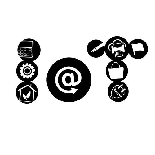 Internet pictogram silhouet
