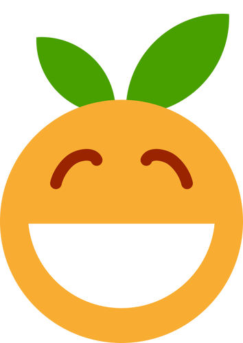 Hocherfreut orange