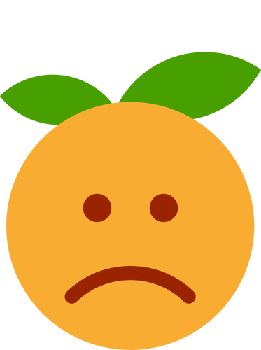 Sad orange