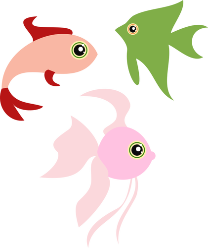 Dibujos animados de peces