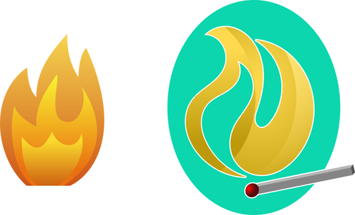 Deux flammes