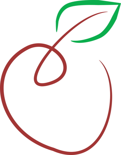 De desen vector Apple