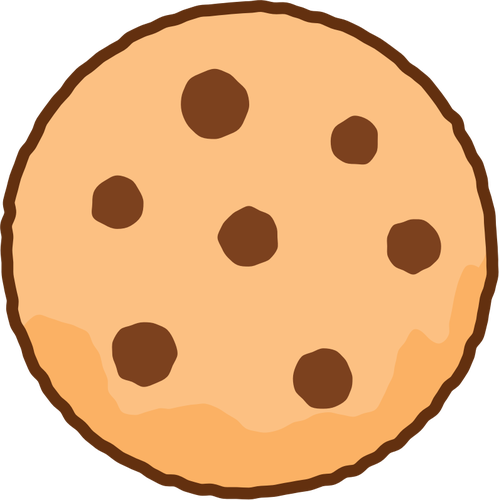 एक कुकी के सरल चित्रण